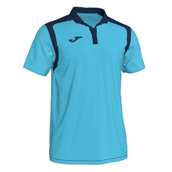 Decathlon Polo manches courtes garçon joma championship v turquoise fluo bleu marine offre