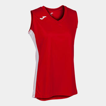 Decathlon Débardeur sans manches basket-ball fille joma cancha iii rouge blanc offre