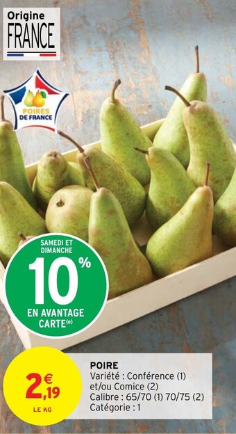 Intermarché POIRE offre