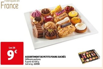 Auchan Supermarché ASSORTIMENT DE PETITS FOURS SUCRÉS offre