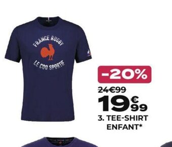 Go Sport 3. TEE-SHIRT ENFANT offre