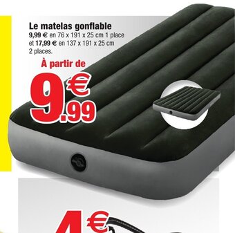 Bazarland Le matelas gonflable offre