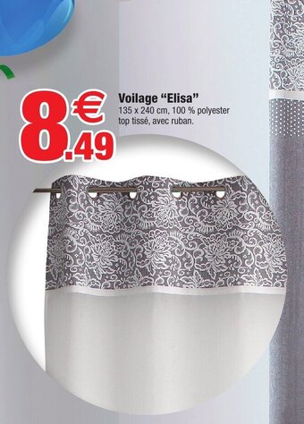 Voilage Elisa