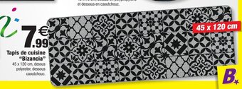 Bazarland Tapis de cuisine Bizancia offre