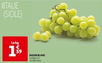 Auchan Supermarché RAISIN BLANC offre