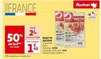 Auchan Supermarché ROSETTE AUCHAN offre