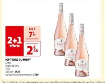 Auchan Supermarché IGP TERRE DU MIDI offre