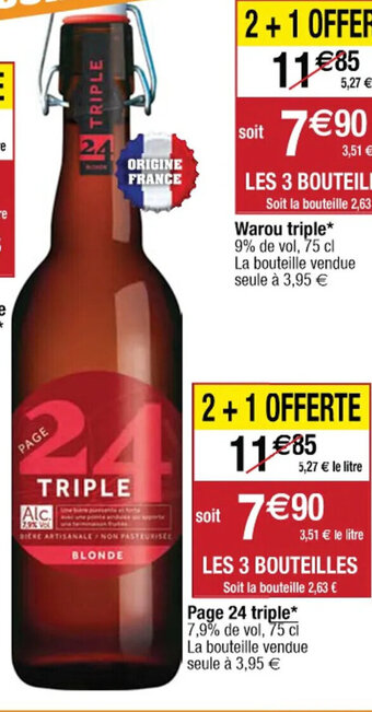 Cora Page 24 triple offre
