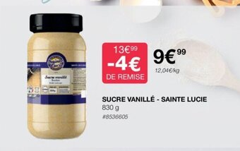 SUCRE VANILLĂ - SAINTE LUCIE