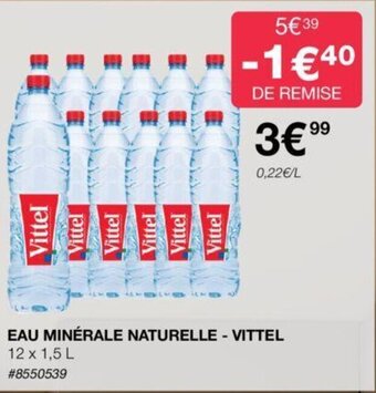 Costco EAU MINÉRALE NATURELLE - VITTEL offre