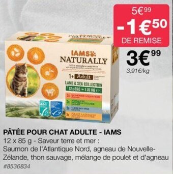 PÂTÉE POUR CHAT ADULTE - IAMS