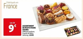 Auchan ASSORTIMENT DE PETITS FOURS SUCRÉS offre