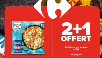 Carrefour Paëlla de la mer surgelée COSTA offre