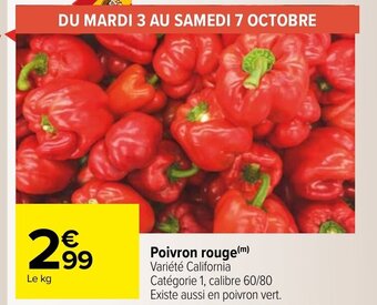 Poivron rouge(m)