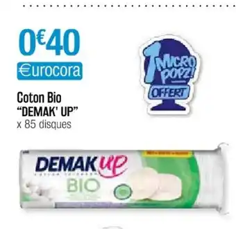 Cora x Carrefour Coton bio "demak' up" offre