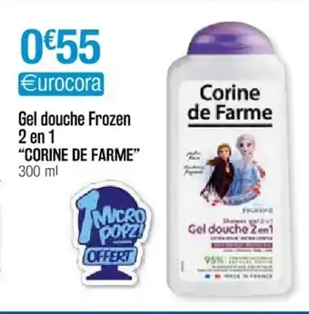 Gel douche frozen 2 en 1 "corine de farme"