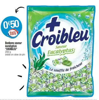 Cora x Carrefour Bonbons saveur eucalyptus "croibleu" offre