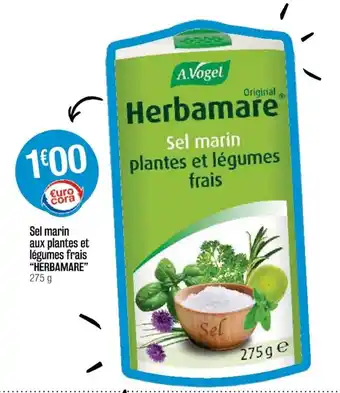 Cora x Carrefour Sel martin aux plantes et légumes frais "herbamare" offre