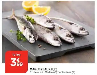 Bi1 Maquereaux offre