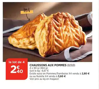 Bi1 Chaussons aux pommes offre