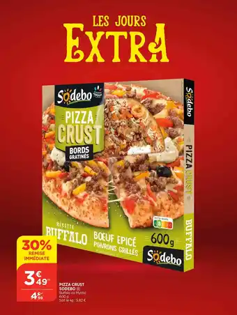 Pizza crust sodebo