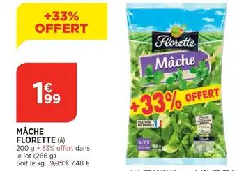 Bi1 Mâche florette offre