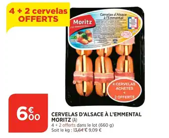 Bi1 Cervelas d'alsace à l'emmental moritz offre