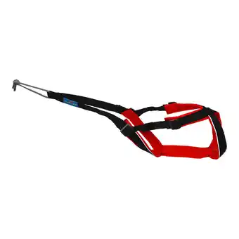 Decathlon Harnais canicross/canirandonnée, inlandsis open back rouge/noir offre