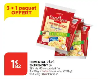 Bi1 Emmental râpé entremont offre