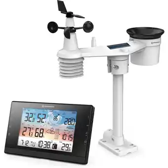 Decathlon Station météo wsc 5 en 1 - avec capteur solaire et wifi - bresser offre