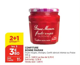 Bi1 Coinfiture bonne maman offre