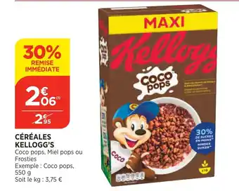 Bi1 Céréales kellogg's offre