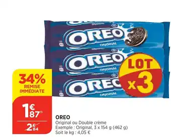 Bi1 Oreo offre