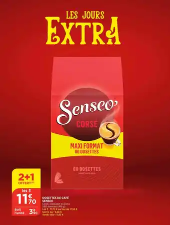 Bi1 Dosettes de café senseo offre
