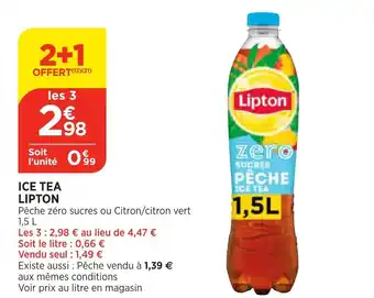 Bi1 Ice tea lipton offre