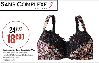 Géant Casino Soutien gorge Post-Opératoire AVA offre