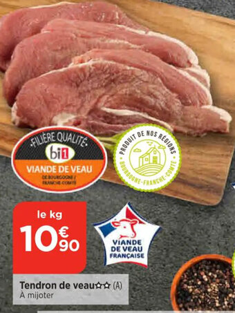 Bi1 Tendron de veau offre