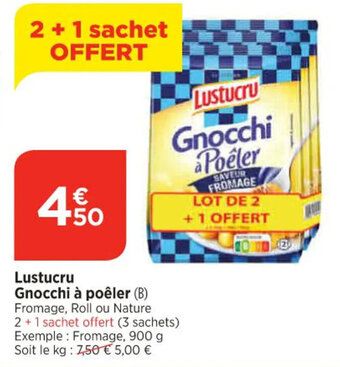 Bi1 Lustucru Gnocchi à poêler offre