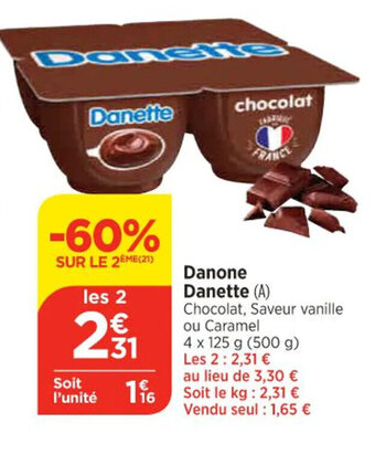 Bi1 Danone Danette offre