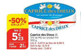 Bi1 Caprice des Dieux offre