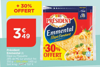 Bi1 Président Emmental offre