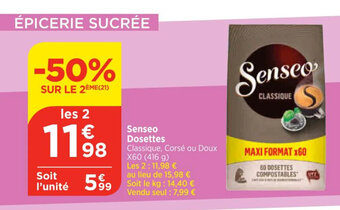 Bi1 Senseo Dosettes offre