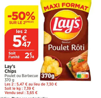 Bi1 Lay's Chips offre