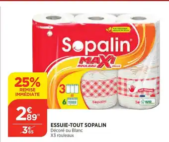 Bi1 Essuie-Tout Sopalin offre