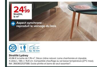 Castorama Goodhome stratifié lydney offre