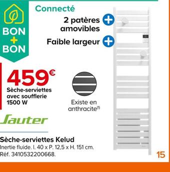 Castorama Sauter sèche-serviettes kelud offre