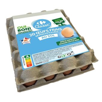 Carrefour Carrefour classic' œufs de poules élevées au sol offre