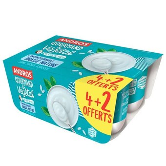 Carrefour Andros dessert végétal au lait de coco offre