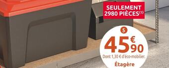 Mr Bricolage Étagère modulable bois/métal offre