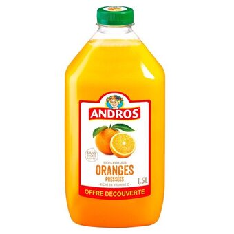 Carrefour Andros pur jus pressé offre découverte offre